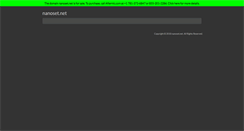 Desktop Screenshot of nanoset.net